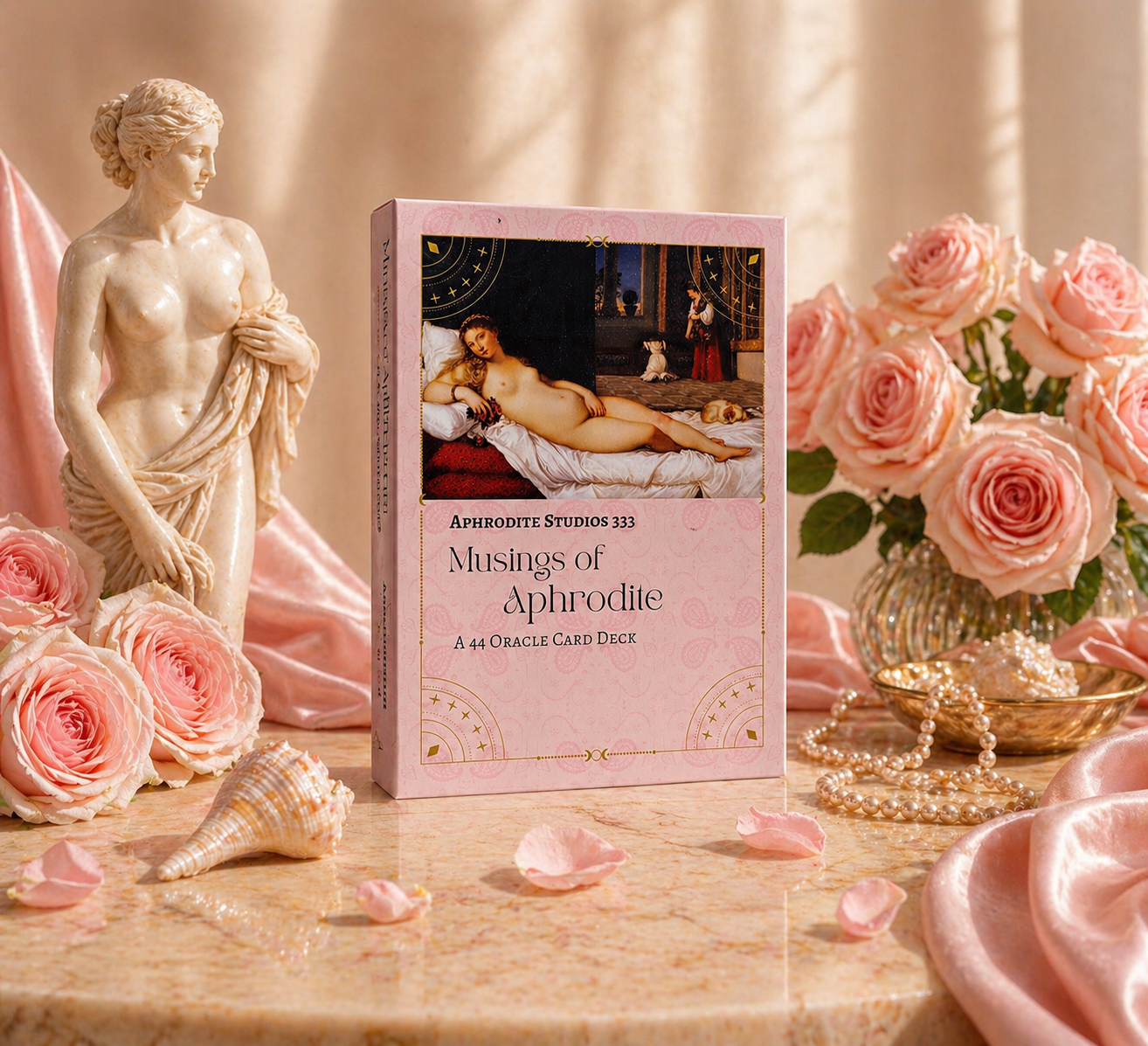 Venus Goddess Oracle Deck – Musings of Aphrodite ™️ | 44 Cards