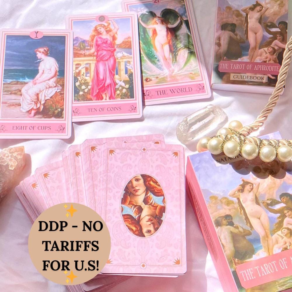 Aphrodite Tarot |Tarot of Aphrodite®| Venus Tarot | Goddess Tarot | Romantic Tarot | Greek Mythology Tarot
