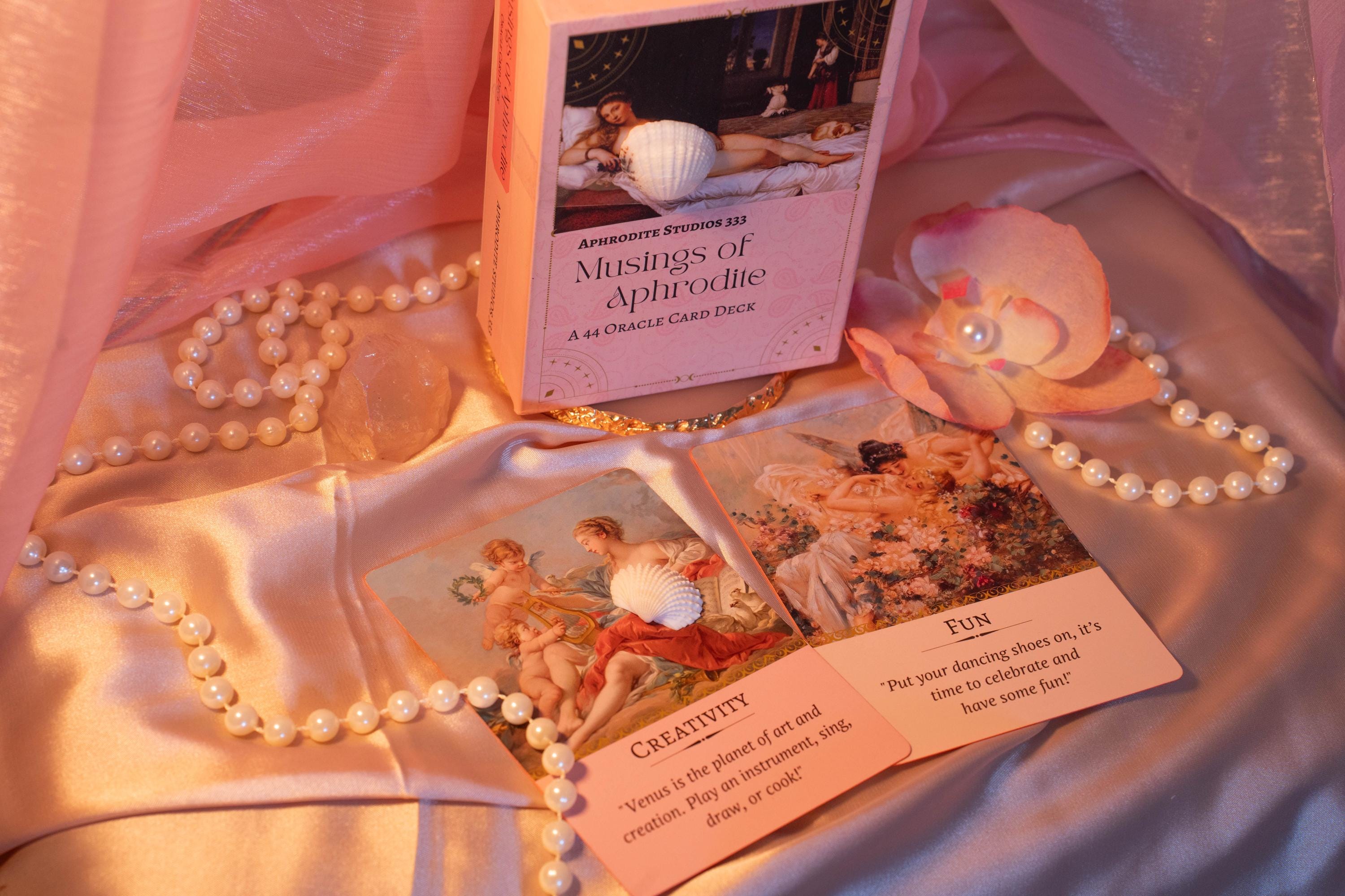 Aphrodite Oracle | Musings of Aphrodite Oracle | Venus Oracle | Aphrodite Tarot | Goddess Tarot | self-care tarot | Venus Oracle