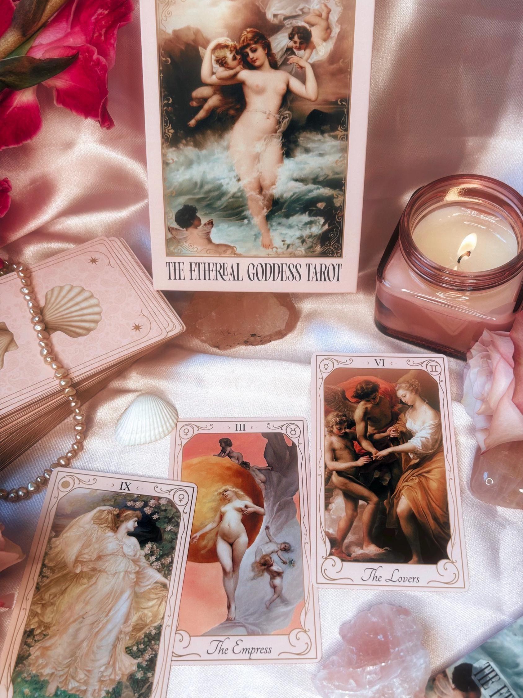 The Ethereal Goddess Tarot | Venus Tarot | Goddess Tarot | Romantic Tarot | Whimsical Tarot