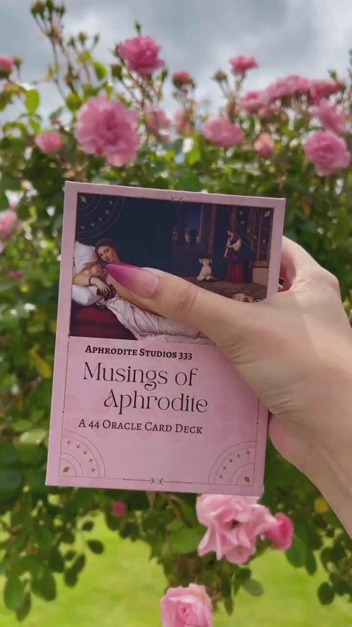 Aphrodite Oracle | Musings of Aphrodite Oracle | Venus Oracle | Aphrodite Tarot | Goddess Tarot | self-care tarot | Venus Oracle