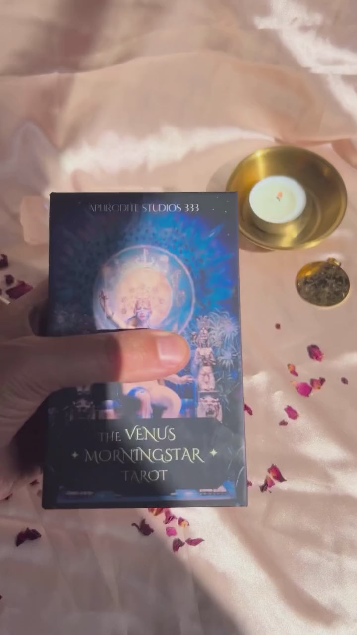 The Venus Morningstar Tarot™️ 2nd Edition – Goddess & Fine Art Tarot Deck